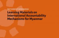 International Accountability Mechanisms for Myanmar Series